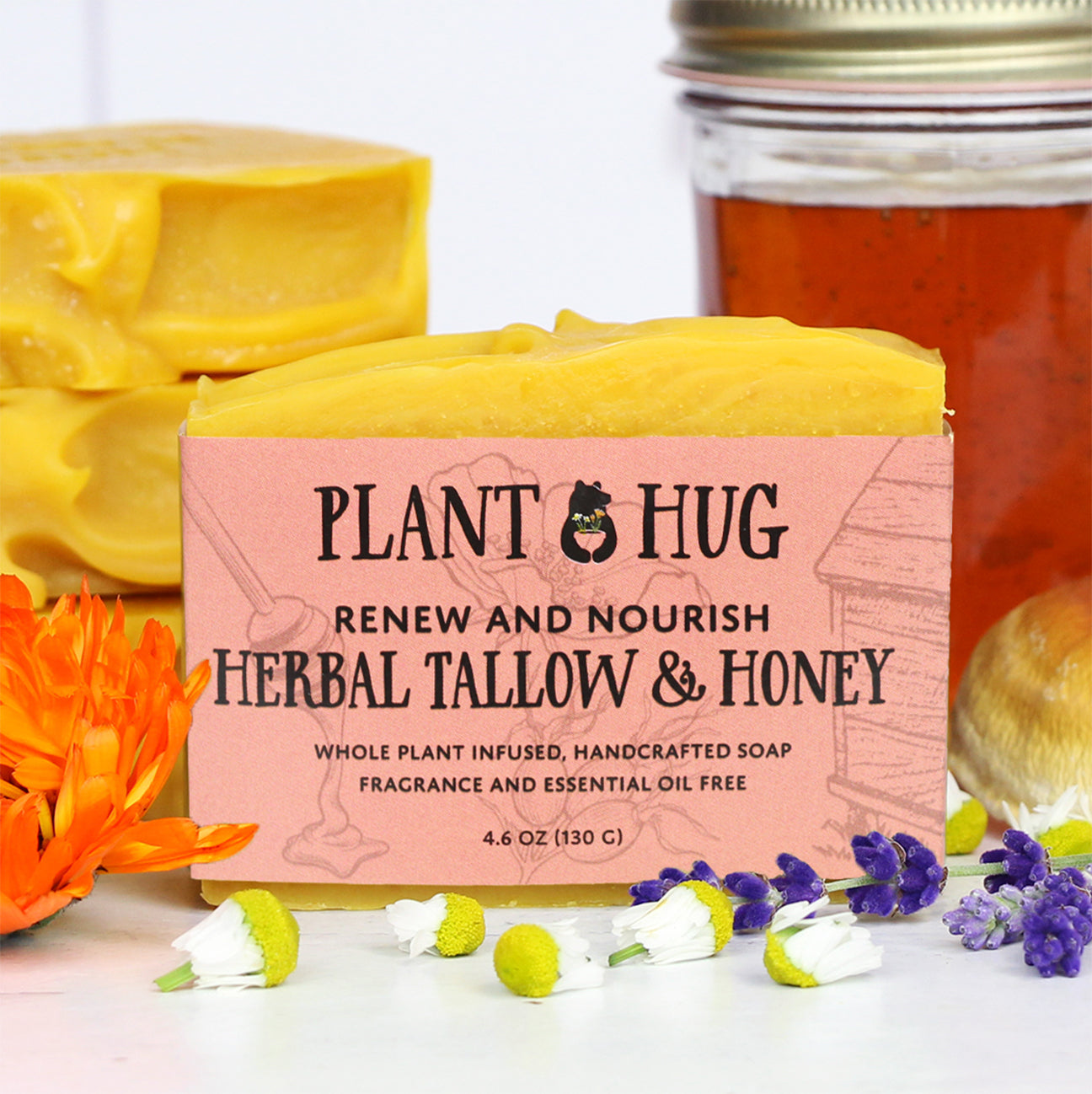 Herbal Tallow & Honey Soap