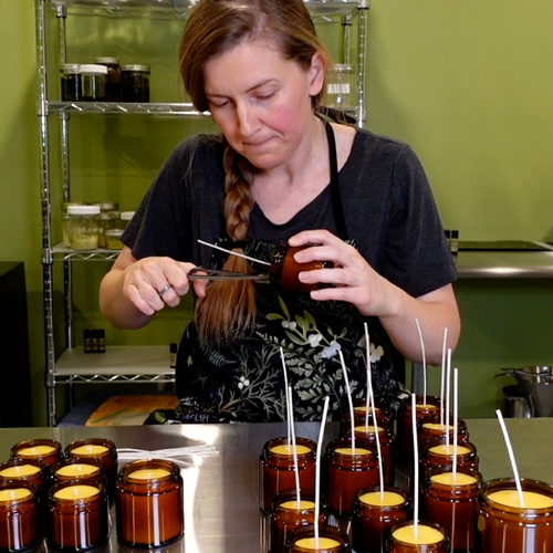 Load image 1 in gallery view. Beeswax Candle